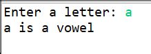 isvowel in java.